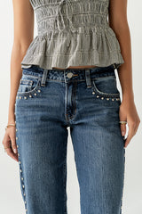 Noel Studded Baggy Jeans - Final Sale