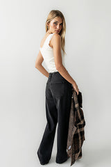 Mackie Lace Trim Tank In Cream - Final Sale