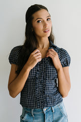 Bethany Plaid Blouse - FINAL SALE