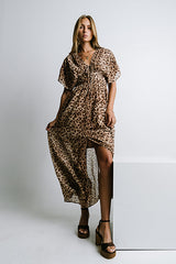 Wrenna Leopard Maxi Dress - Final Sale