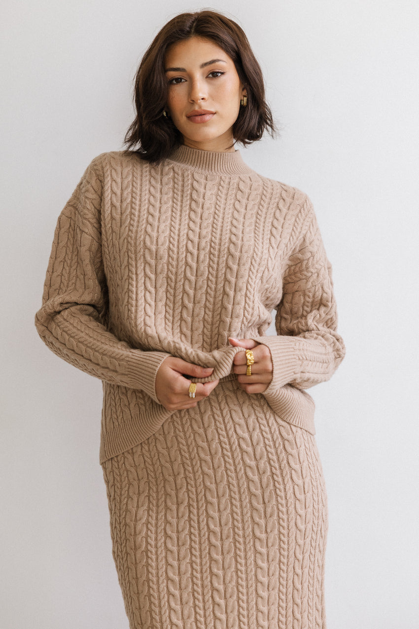 Renley Cable Knit Sweater - Final Sale