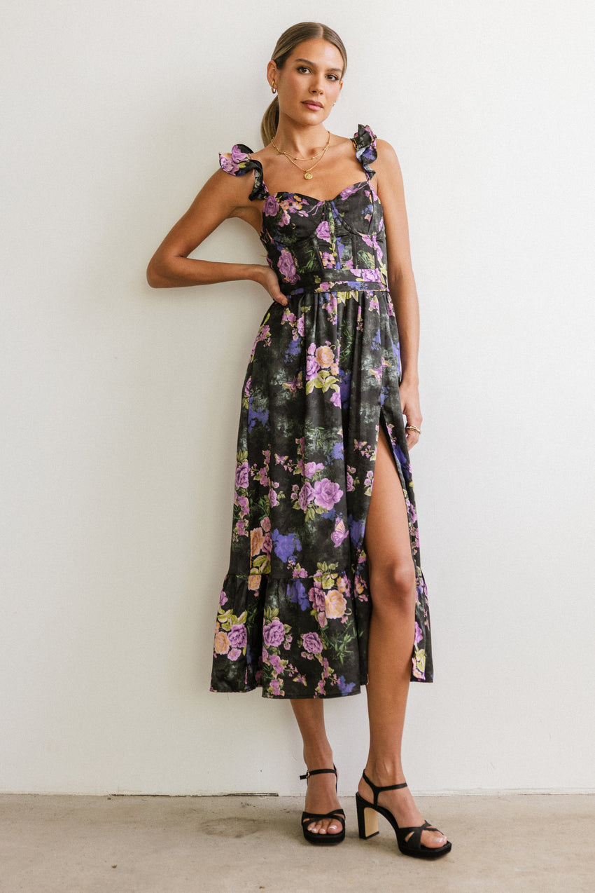 Florence Floral Midi Dress - Final Sale