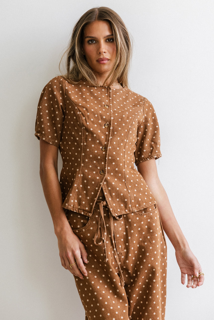Tony Polka Dot Blouse - Final Sale
