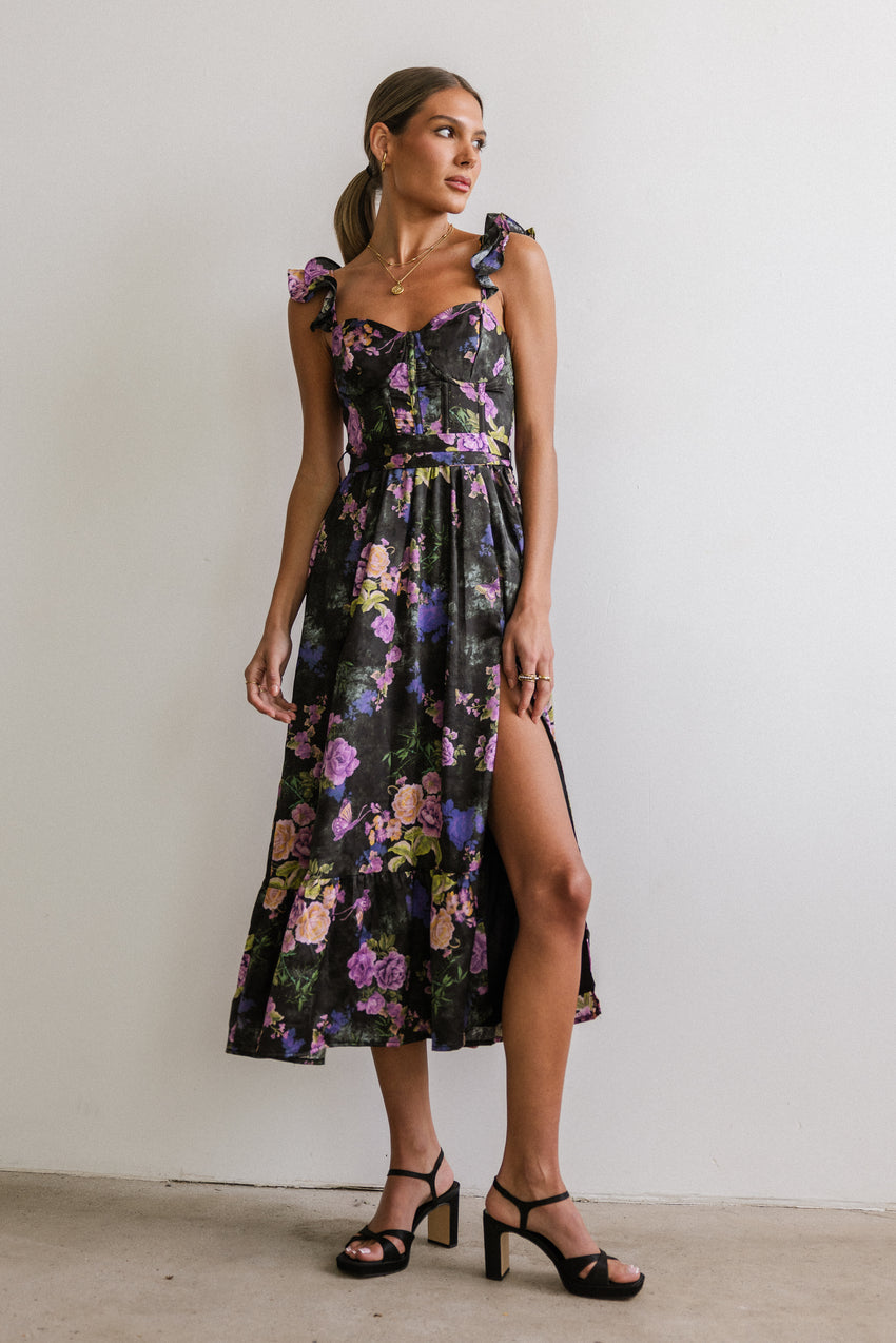 Florence Floral Midi Dress - FINAL SALE