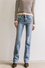 Tasha Bootcut Jeans In Light Wash- Final Sale