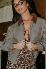 Kenzington Plaid Bomber Jacket - FINAL SALE