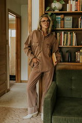 Shaylee Striped Button Up - Final Sale