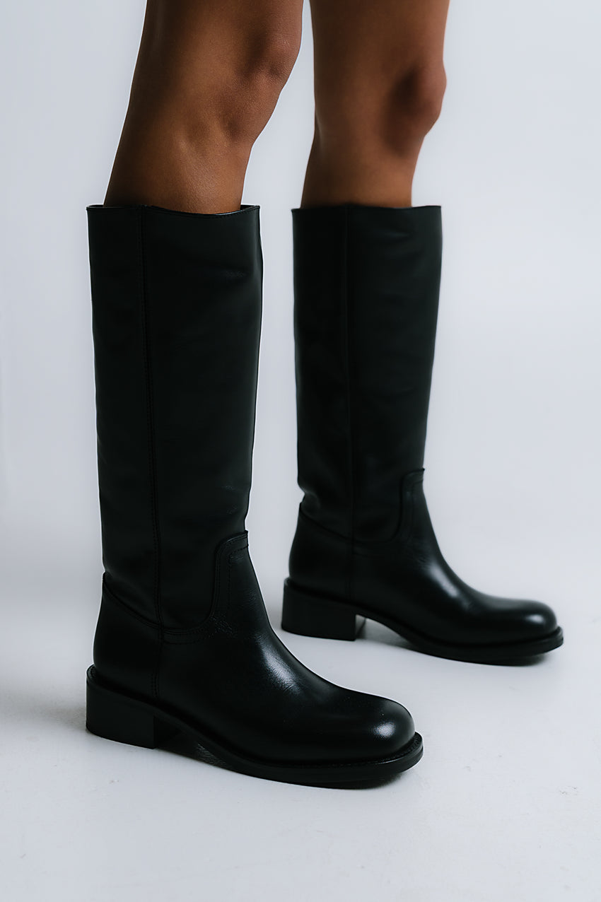 Steve Madden Riggs Tall Boots In Black