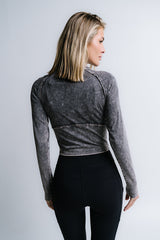 Louise Fitted Top In Black - Final Sale