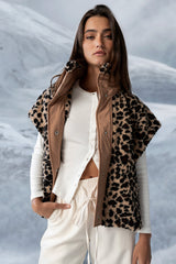 Pennie Leopard Sherpa Vest - Final Sale