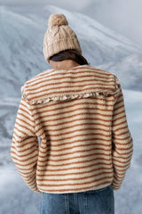 Manny Striped Sherpa Jacket - Final Sale