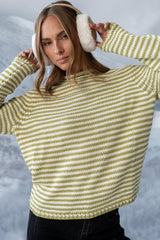 Jones Knit Sweater In Sage - Final Sale
