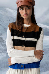 Wesley Striped Sweater Vest - Final Sale