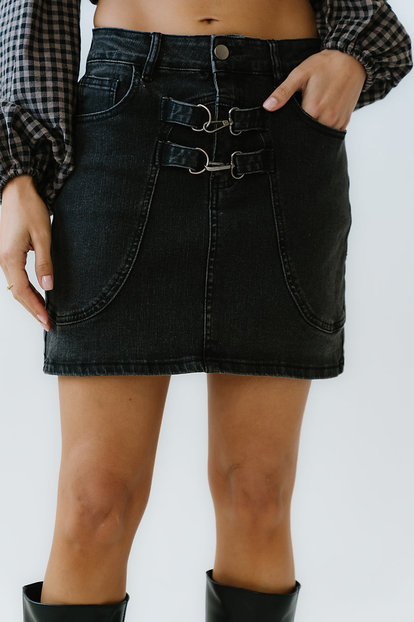 Laurel Denim Mini Skirt - FINAL SALE