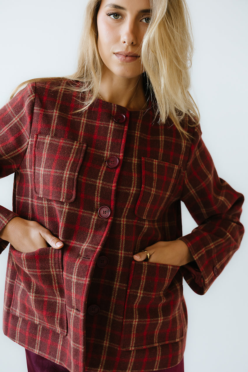 Quinley Plaid Jacket - Final Sale