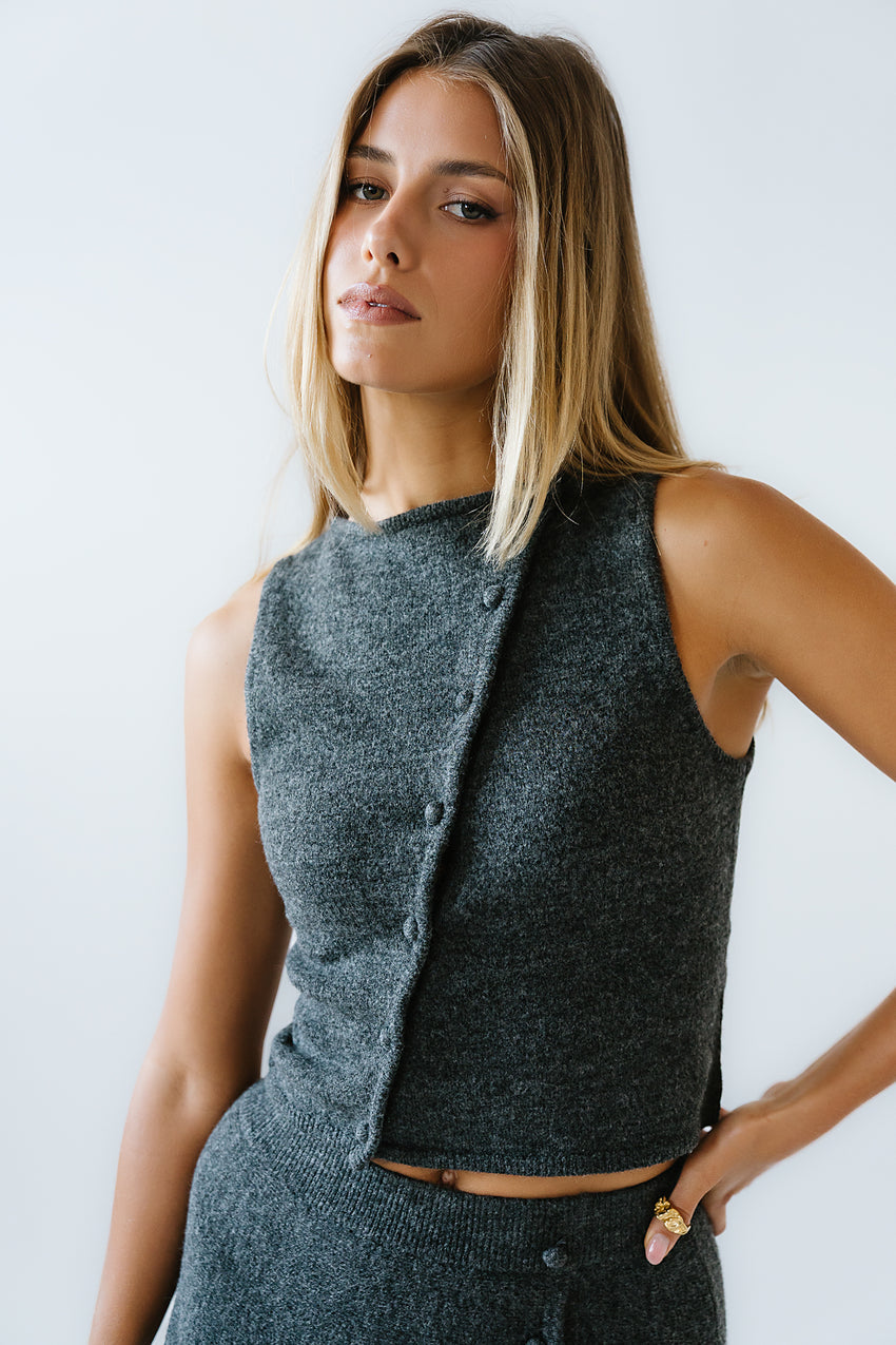 Cassie Asymmetrical Sweater - FINAL SALE