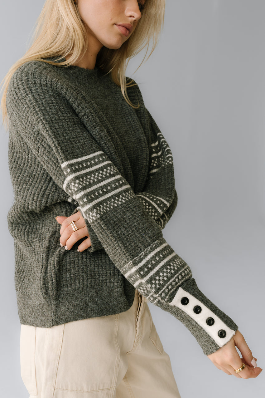 Jayda Oversized Sweater in Grey - FINAL SALE