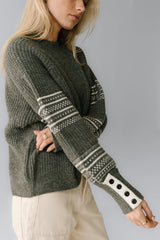 Jayda Oversized Sweater in Grey - FINAL SALE