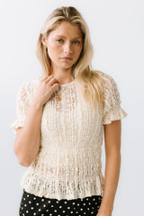 Aubree Sheer Sweater - FINAL SALE