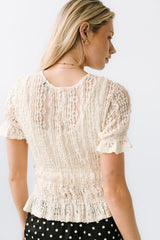 Aubree Sheer Sweater - Final Sale