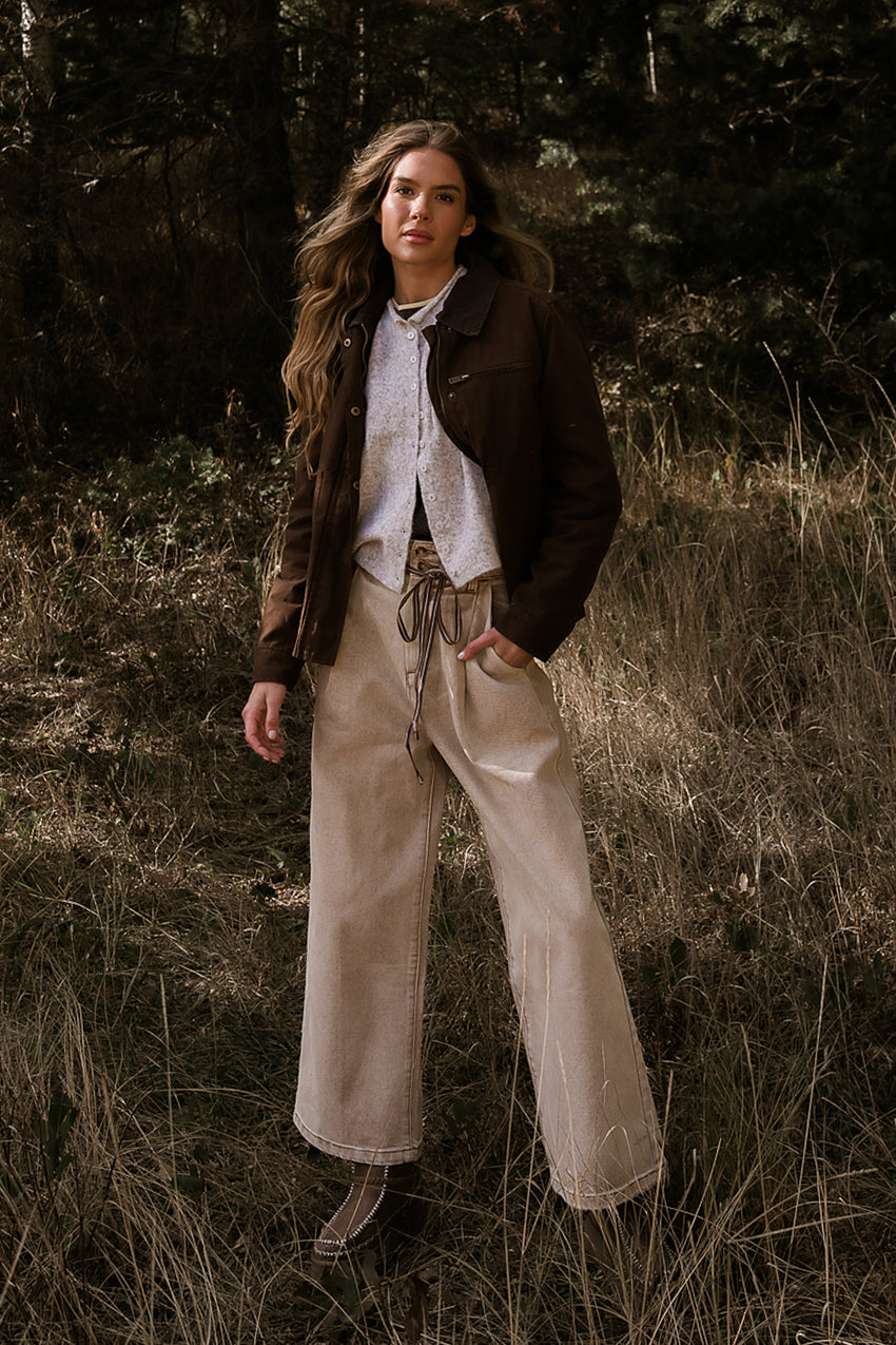 Jovie Pleated Wide Leg Pants - Final Sale