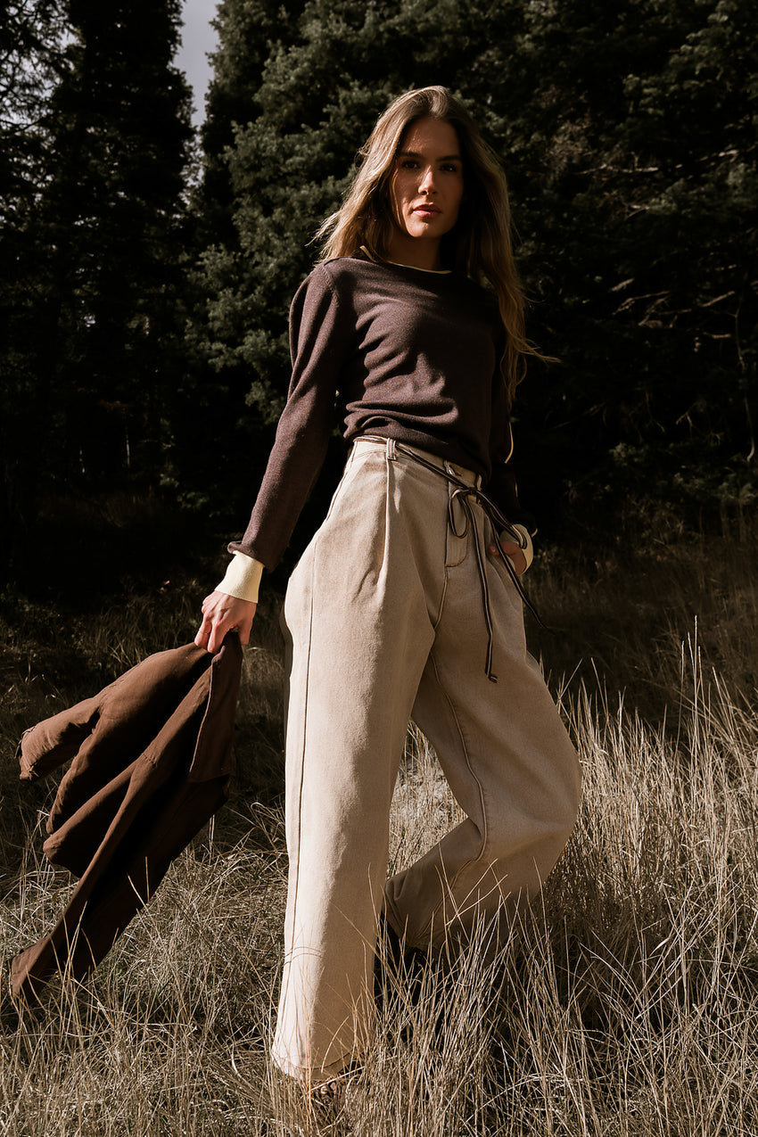 Jovie Pleated Wide Leg Pants - FINAL SALE