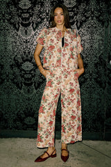 Joanna Floral Wide Leg Pants - Final Sale