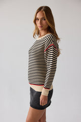 Bethany Striped Sweater - Final Sale