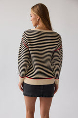 Bethany Striped Sweater - Final Sale