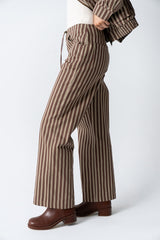 Carla Striped Wide Leg Pants - Final Sale