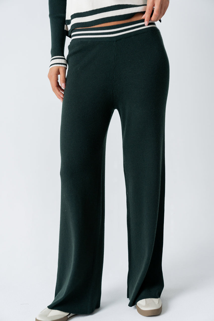 Martin Striped Wide Leg Pants - Final Sale