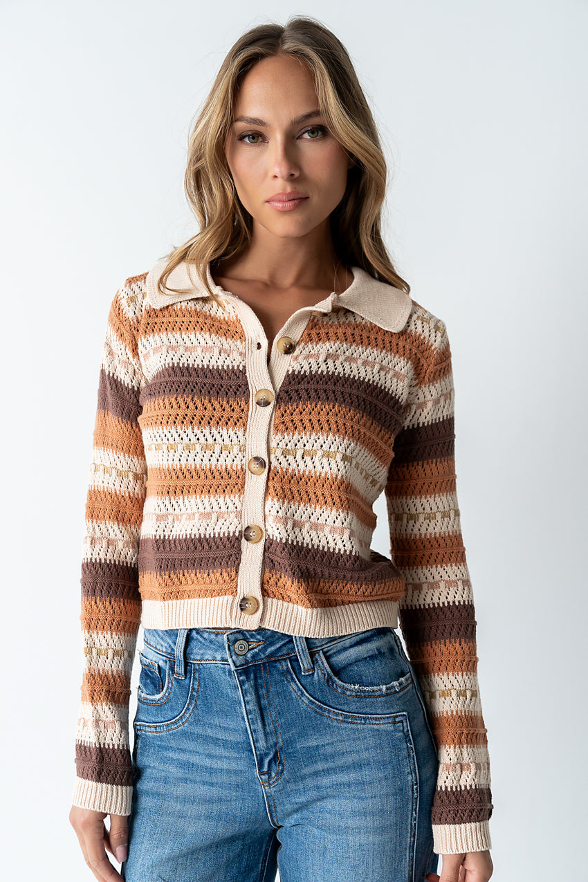 Jennie Crochet Cardigan - Final Sale