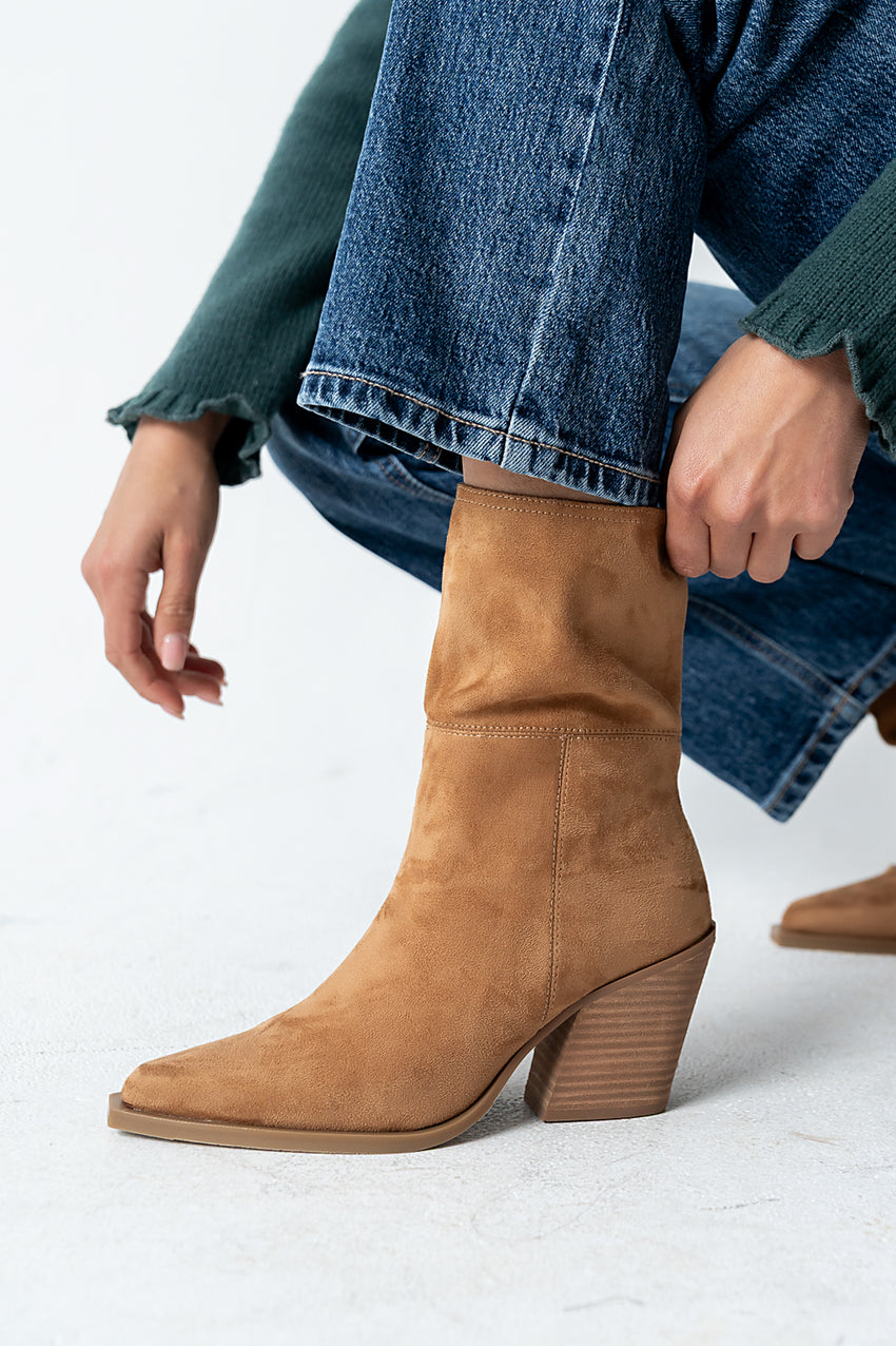 Venice Boots in Camel - FINAL SALE