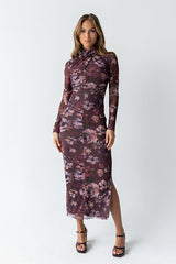 Jovie Floral Mesh Maxi Dress - Final Sale