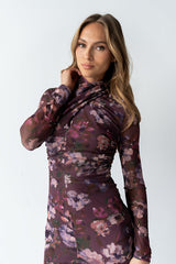 Jovie Floral Mesh Maxi Dress - Final Sale