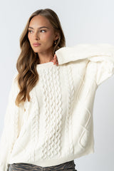 Toni Cable Knit Sweater - Final Sale