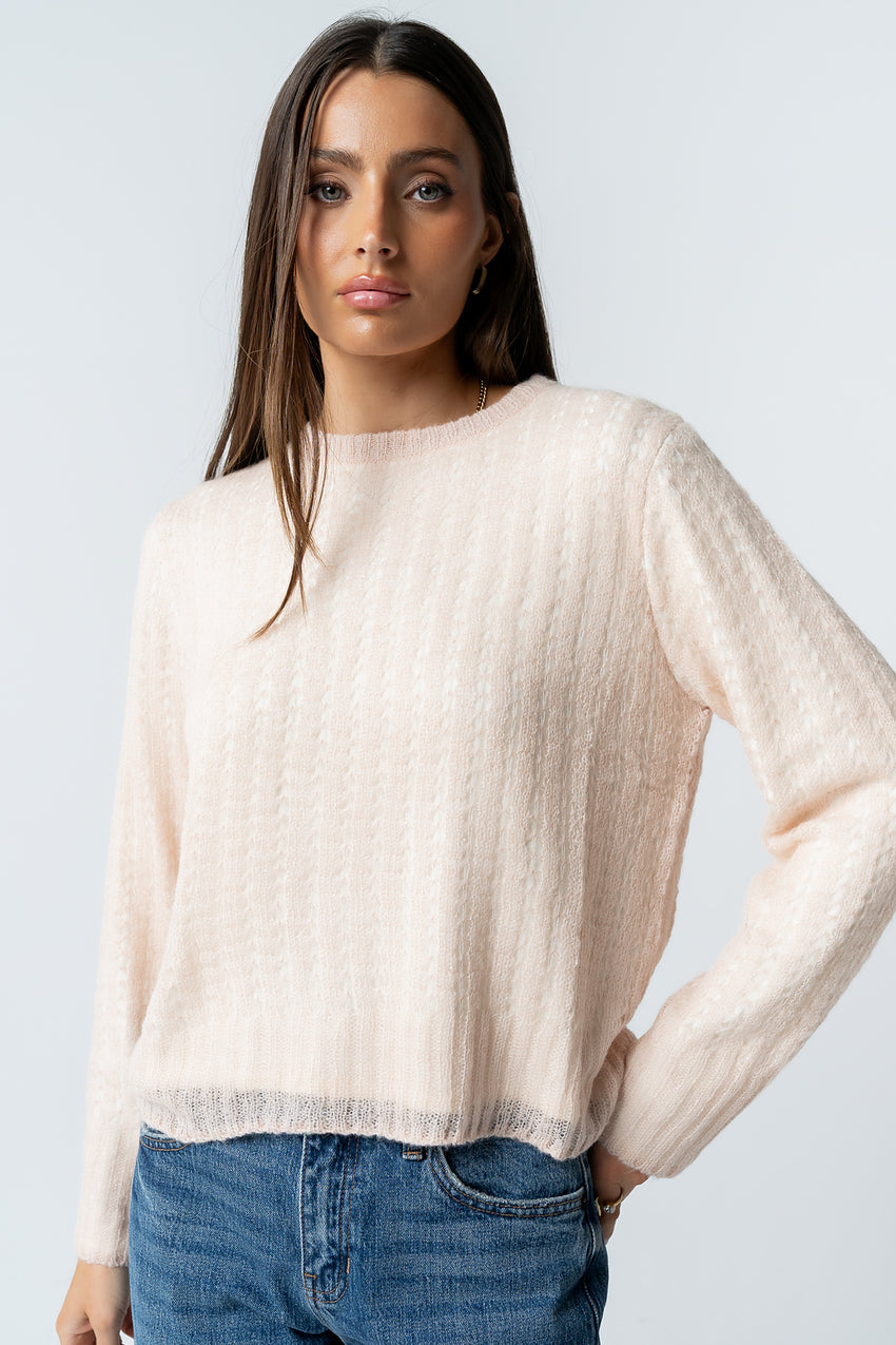 Leo Layered Sweater in Pink - FINAL SALE
