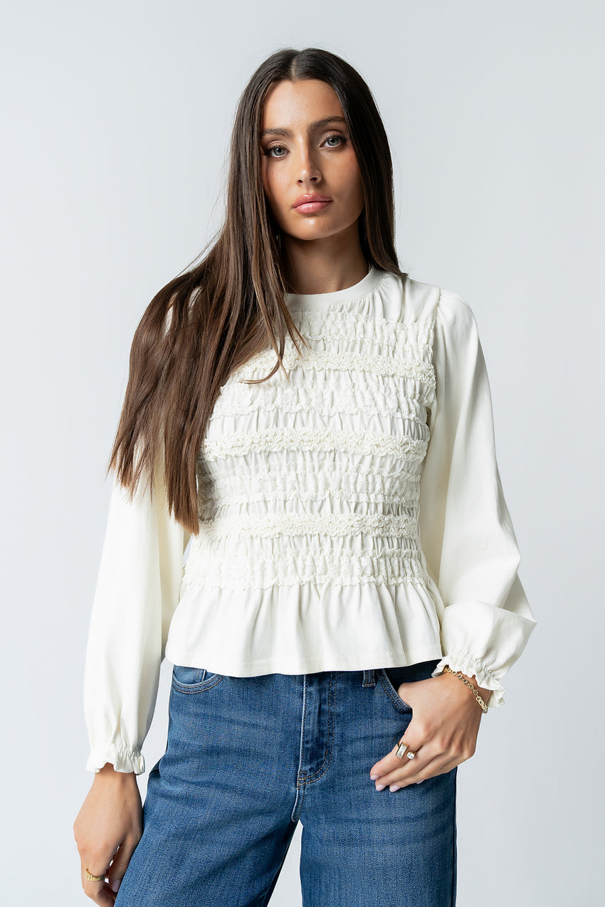 Jodie Shirred Top - FINAL SALE