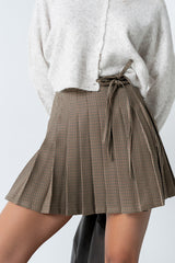 Rachel Pleated Mini Skirt - FINAL SALE