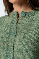 Russel Oversized Sweater In Green - Final Sale