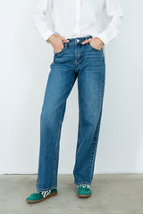 Marshall Straight Leg Jeans in Dark Wash - FINAL SALE