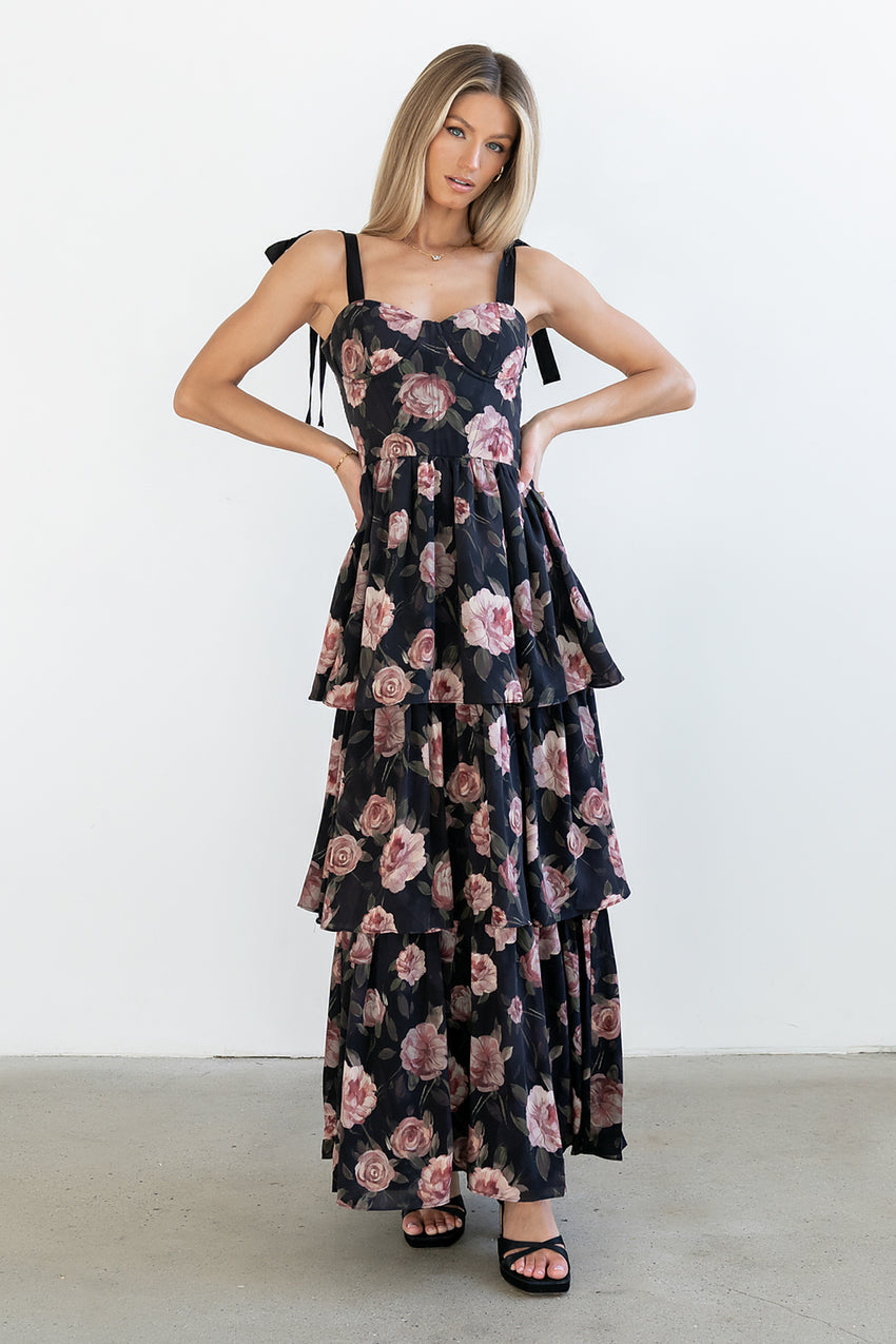 Cashe Ruffle Maxi Dress - Final Sale