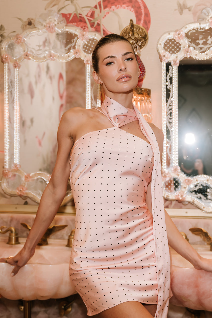 Kendra Polka Dot Mini Dress - FINAL SALE