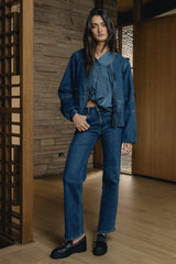 Amanda Straight Leg Jeans In Dark Wash - Final Sale