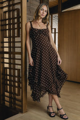 Katalina Polka Dot Maxi Dress - Final Sale