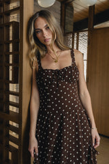 Katalina Polka Dot Maxi Dress - Final Sale