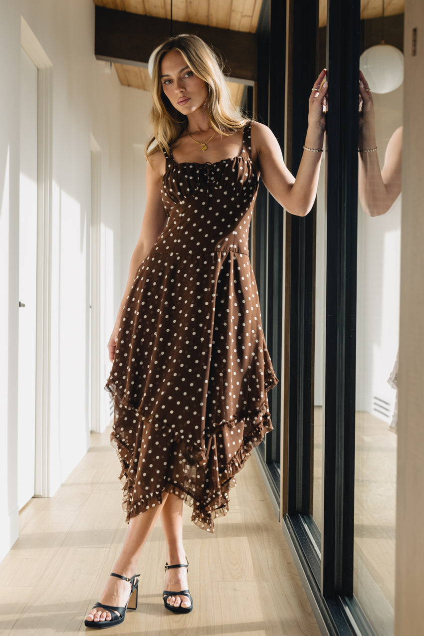 Katalina Polka Dot Maxi Dress - FINAL SALE