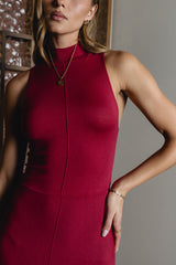 Liz Mock Neck Maxi Dress - Final Sale