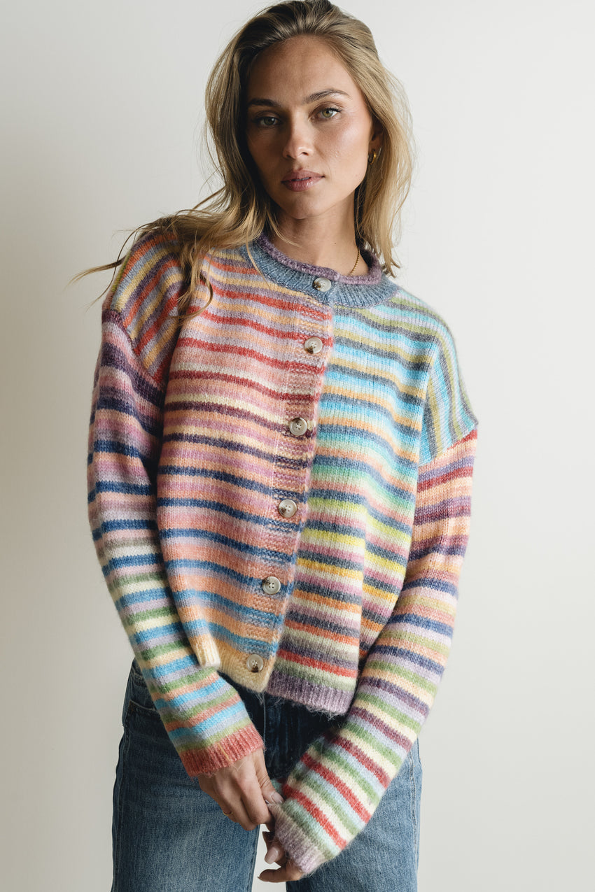 Emmy Knit Cardigan In Multi