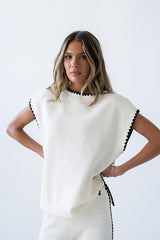 Jozie Contrast Sweater - Final Sale